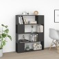 vidaXL Estantería divisor de espacios gris 100x24x124 cm vidaXL Estantería divisor de espacios gris 100x24x124 cm