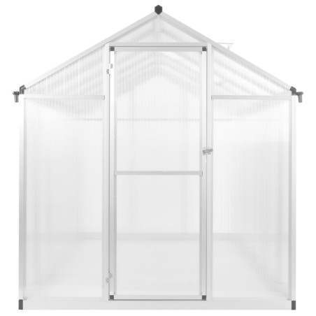 vidaXL Invernadero de aluminio 302x190x195 cm 11,19 m³