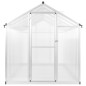 vidaXL Invernadero de aluminio 302x190x195 cm 11,19 m³