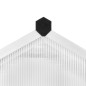 vidaXL Invernadero de aluminio 302x190x195 cm 11,19 m³