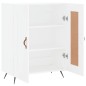 vidaXL Aparador de madera de ingeniería blanco 69,5x34x90 cm