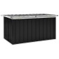 vidaXL Caja de almacenaje para jardín gris antracita 129x67x65 cm vidaXL Caja de almacenaje para jardín gris antracita 129x67x65 cm