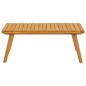 vidaXL Mesa de centro de jardín madera maciza de acacia 90x55x35 cm vidaXL Mesa de centro de jardín madera maciza de acacia 90x55x35 cm