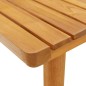 vidaXL Mesa de centro de jardín madera maciza de acacia 90x55x35 cm vidaXL Mesa de centro de jardín madera maciza de acacia 90x55x35 cm