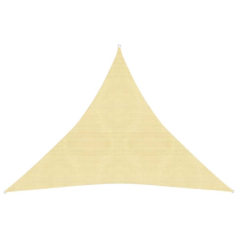 vidaXL Toldo de vela HDPE beige 160 g/m² 4,5x4,5x4,5 m vidaXL Toldo de vela HDPE beige 160 g/m² 4,5x4,5x4,5 m