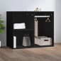 vidaXL Mueble de vestidor madera de ingeniería negro 80x40x65 cm vidaXL Mueble de vestidor madera de ingeniería negro 80x40x65 cm