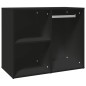 vidaXL Mueble de vestidor madera de ingeniería negro 80x40x65 cm vidaXL Mueble de vestidor madera de ingeniería negro 80x40x65 cm
