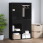 vidaXL Mueble de vestidor madera de ingeniería negro 80x40x65 cm vidaXL Mueble de vestidor madera de ingeniería negro 80x40x65 cm