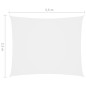 vidaXL Toldo de vela rectangular tela Oxford blanco 2,5x3,5 m vidaXL Toldo de vela rectangular tela Oxford blanco 2,5x3,5 m