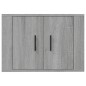 vidaXL Mueble para TV de pared gris Sonoma 57x34,5x40 cm vidaXL Mueble para TV de pared gris Sonoma 57x34,5x40 cm