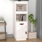 vidaXL Aparador alto madera maciza de pino blanco 34x40x108,5 cm