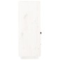 vidaXL Aparador alto madera maciza de pino blanco 34x40x108,5 cm