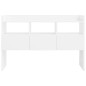 vidaXL Aparador de madera contrachapada blanco brillante 105x30x70 cm vidaXL Aparador de madera contrachapada blanco brillante 105x30x70 cm