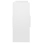 vidaXL Aparador de madera contrachapada blanco brillante 105x30x70 cm vidaXL Aparador de madera contrachapada blanco brillante 105x30x70 cm