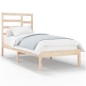 vidaXL Estructura de cama madera maciza 100x200 cm vidaXL Estructura de cama madera maciza 100x200 cm