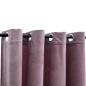 vidaXL Cortinas opacas anillas 2 uds terciopelo rosa viejo 140x225 cm vidaXL Cortinas opacas anillas 2 uds terciopelo rosa viejo 140x225 cm