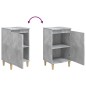 vidaXL Mesitas de noche 2 uds madera gris hormigón 40x35x70 cm vidaXL Mesitas de noche 2 uds madera gris hormigón 40x35x70 cm
