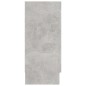 vidaXL Aparador de madera contrachapada gris hormigón 120x30,5x70 cm vidaXL Aparador de madera contrachapada gris hormigón 120x30,5x70 cm