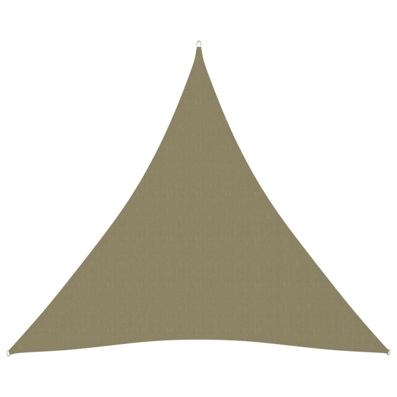 vidaXL Toldo de vela triangular tela Oxford beige 4,5x4,5x4,5 m vidaXL Toldo de vela triangular tela Oxford beige 4,5x4,5x4,5 m