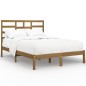 vidaXL Estructura de cama madera maciza King marrón miel 150x200 cm vidaXL Estructura de cama madera maciza King marrón miel 150x200 cm