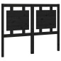 vidaXL Cabecero de cama madera maciza de pino negro 125,5x4x100 cm vidaXL Cabecero de cama madera maciza de pino negro 125,5x4x100 cm