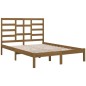 vidaXL Estructura de cama madera maciza King marrón miel 150x200 cm vidaXL Estructura de cama madera maciza King marrón miel 150x200 cm