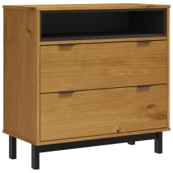 vidaXL Cómoda FLAM madera maciza de pino 80x40x80 cm
