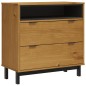 vidaXL Cómoda FLAM madera maciza de pino 80x40x80 cm vidaXL Cómoda FLAM madera maciza de pino 80x40x80 cm