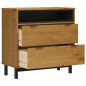 vidaXL Cómoda FLAM madera maciza de pino 80x40x80 cm vidaXL Cómoda FLAM madera maciza de pino 80x40x80 cm