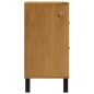 vidaXL Cómoda FLAM madera maciza de pino 80x40x80 cm vidaXL Cómoda FLAM madera maciza de pino 80x40x80 cm