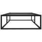 vidaXL Estructura de cama de metal negro 100x200 cm