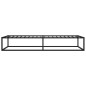 vidaXL Estructura de cama de metal negro 100x200 cm