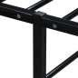 vidaXL Estructura de cama de metal negro 100x200 cm