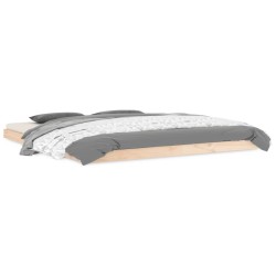 vidaXL Estructura de cama madera maciza de pino 180x200 cm