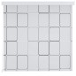vidaXL Persiana enrollable de ducha cuadrados 160x240 cm