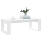 vidaXL Mesa de centro madera de ingeniería blanco 102x50x35 cm