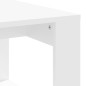 vidaXL Mesa de centro madera de ingeniería blanco 102x50x35 cm