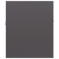 vidaXL Armario para lavabo contrachapada gris brillo 90x38,5x46 cm vidaXL Armario para lavabo contrachapada gris brillo 90x38,5x46 cm