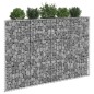 vidaXL Arriate de gaviones de trapecio acero galvanizado 150x20x100 cm