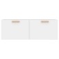vidaXL Armario de pared madera contrachapada blanco 100x36,5x35 cm