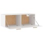 vidaXL Armario de pared madera contrachapada blanco 100x36,5x35 cm