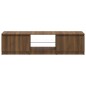 vidaXL Mueble de TV con luces LED marrón roble 140x40x35,5 cm