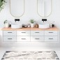 vidaXL Encimera baño madera maciza tratada marrón claro 220x60x(2-6)cm vidaXL Encimera baño madera maciza tratada marrón claro 220x60x(2-6)cm