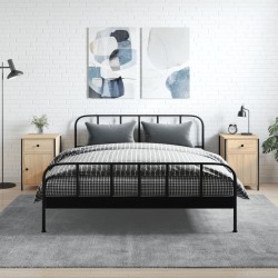 vidaXL Mesitas noche 2 uds madera contrachapada color roble 40x42x60cm