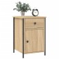 vidaXL Mesitas noche 2 uds madera contrachapada color roble 40x42x60cm vidaXL Mesitas noche 2 uds madera contrachapada color roble 40x42x60cm