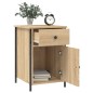 vidaXL Mesitas noche 2 uds madera contrachapada color roble 40x42x60cm vidaXL Mesitas noche 2 uds madera contrachapada color roble 40x42x60cm