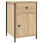 vidaXL Mesitas noche 2 uds madera contrachapada color roble 40x42x60cm vidaXL Mesitas noche 2 uds madera contrachapada color roble 40x42x60cm