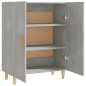vidaXL Aparador de madera contrachapada gris hormigón 70x34x90 cm vidaXL Aparador de madera contrachapada gris hormigón 70x34x90 cm