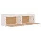 vidaXL Armario de pared 2 uds madera maciza de pino blanco 60x30x35 cm vidaXL Armario de pared 2 uds madera maciza de pino blanco 60x30x35 cm
