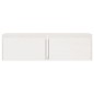 vidaXL Armario de pared 2 uds madera maciza de pino blanco 60x30x35 cm vidaXL Armario de pared 2 uds madera maciza de pino blanco 60x30x35 cm